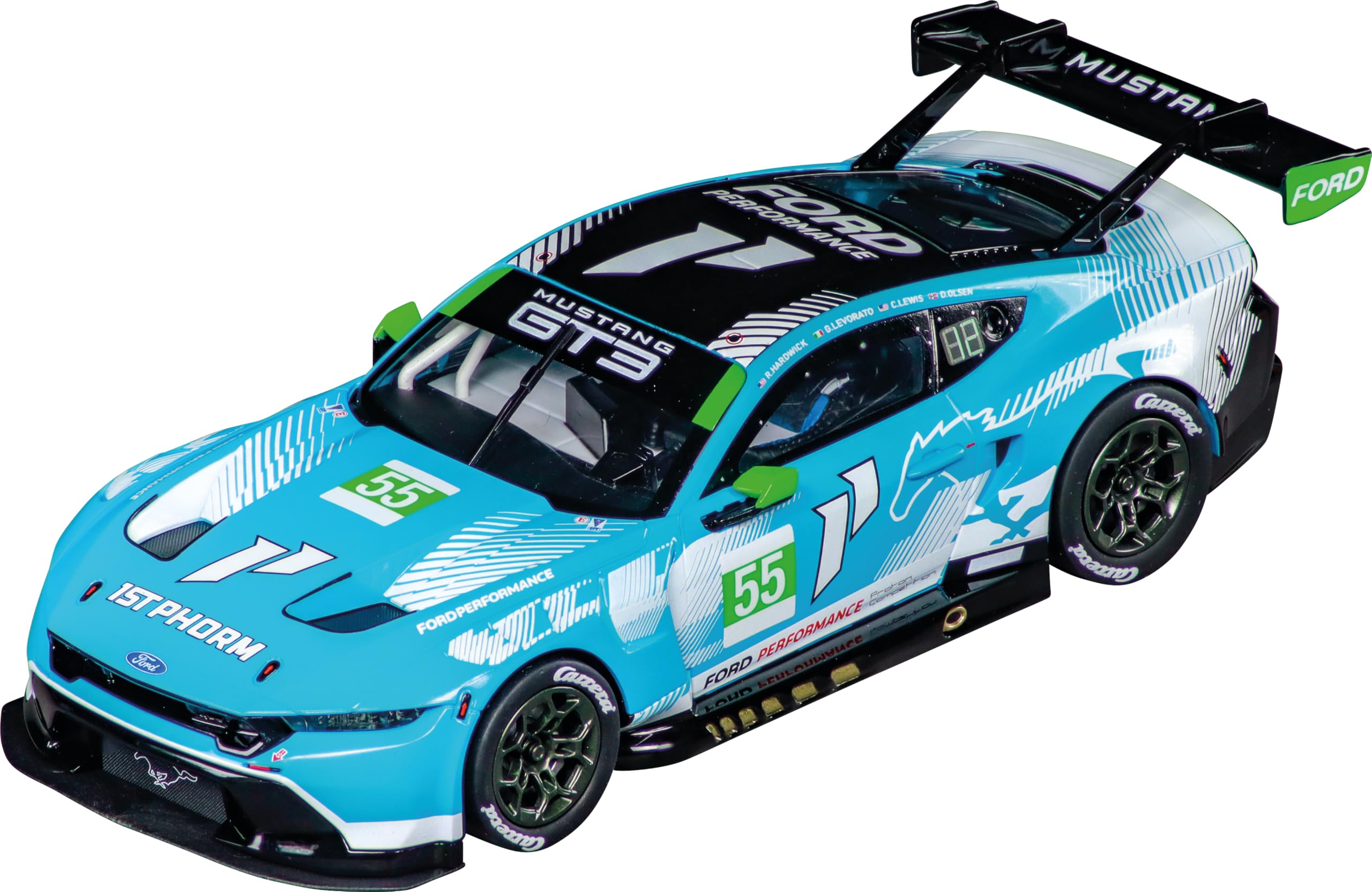 Amazon.com: Carrera 32052 Ford Mustang GT3 Champion Spirit, No.55